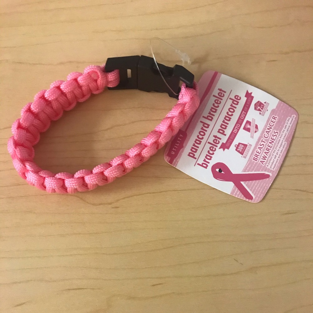 BREAST CANCER AWARENESS Paracord Bracelet